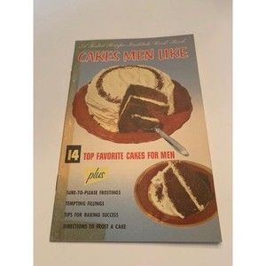 Vintage Western Electric Cakes Men Like 1954 Booklet Cookbook Recipes